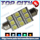 Topcity Festoon Light 9SMD 5050 18LM Cold white - Festoon LED